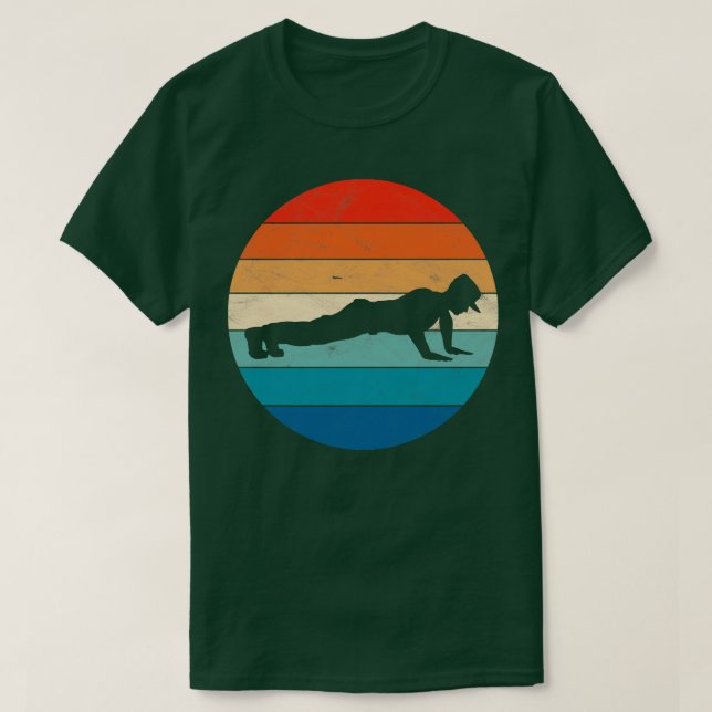 Soldier Doing Push Up T-Shirt (Design Front)