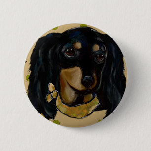 Soldier  Doxie 6 Cm Round Badge