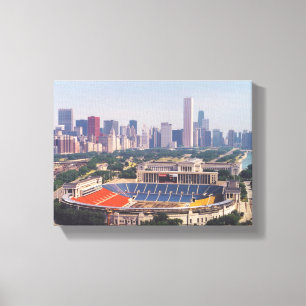 Soldier Field Skyline Canvas Print