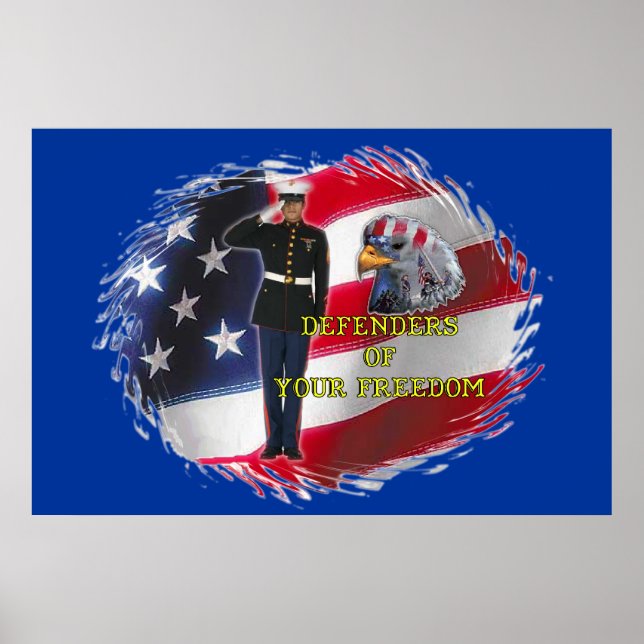 Soldier flag poster (Front)