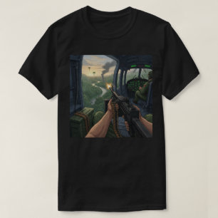 Soldier from a helicopter T-Shirt