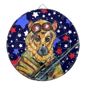 SOLDIER GERMAN SHEPHERD DARTBOARD