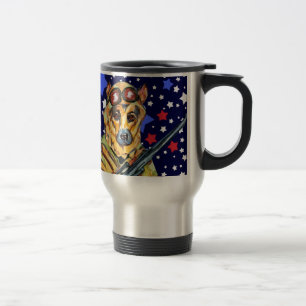 SOLDIER GERMAN SHEPHERD TRAVEL MUG