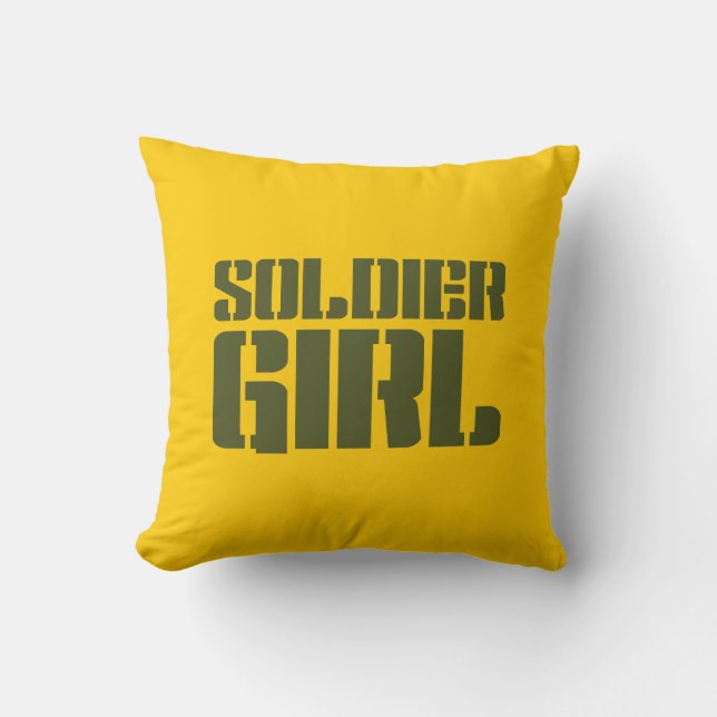 SOLDIER GIRL CUSHION (Front)