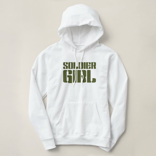 SOLDIER GIRL HOODIE (Design Front)