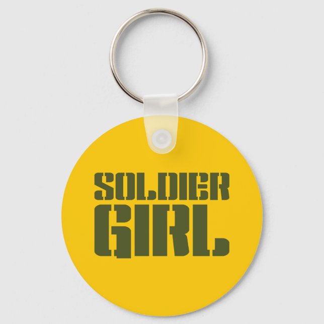 SOLDIER GIRL KEY RING (Front)