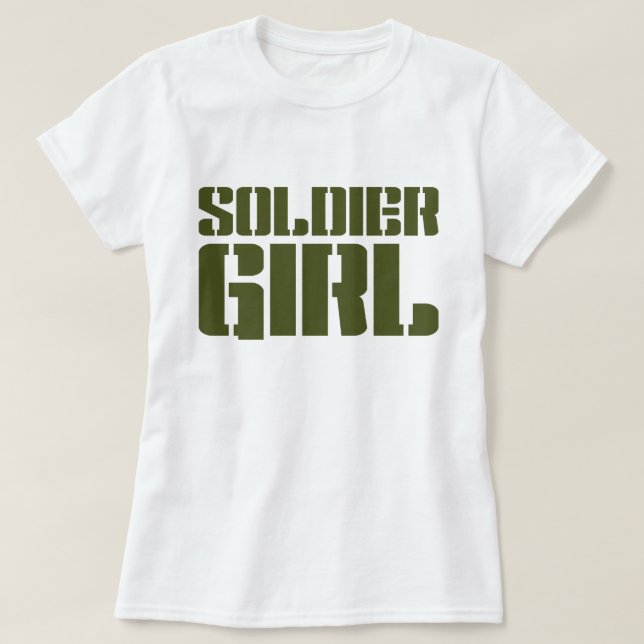 SOLDIER GIRL T-Shirt (Design Front)