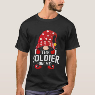 Soldier Gnome Matching Christmas PJS For Family T-Shirt