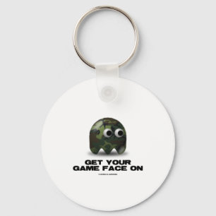 Soldier (Military Camouflage Retro Avatar) Key Ring