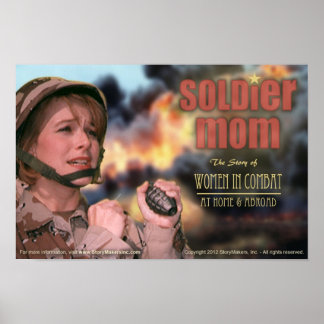 Soldier Mum Poster (extra small)