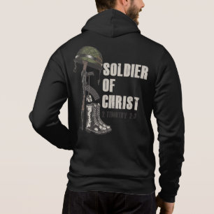 Soldier of Jesus Christ Christian Army Faith   Hoodie