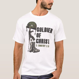 Soldier of Jesus Christ Christian Army Faith T-Shirt