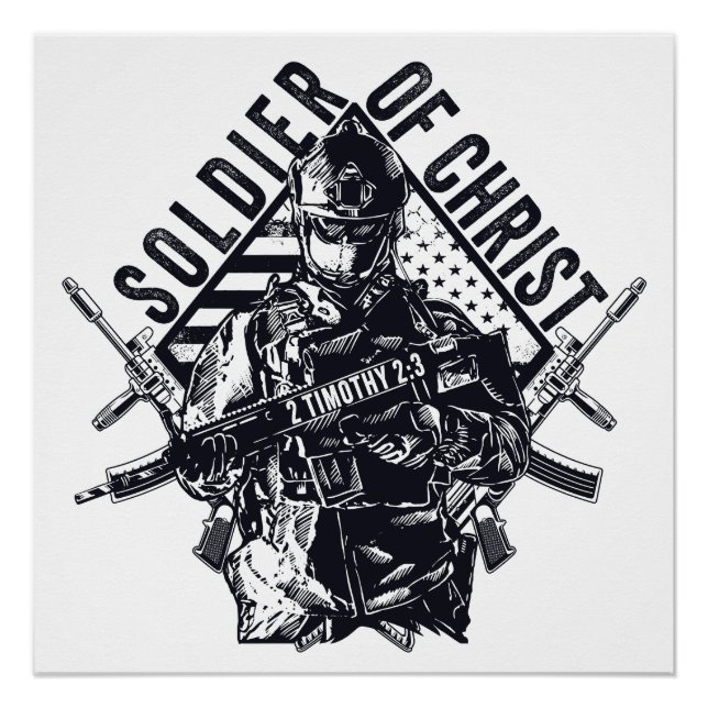 Soldier of Jesus Christ – Christian Faith Army  Poster (Front)
