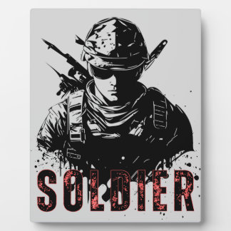 Soldier  plaque
