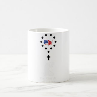 Soldier Prayer Rosary Beads United States American Coffee Mug