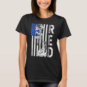 Soldier Red Friday Support US Flag Until They Come T-Shirt