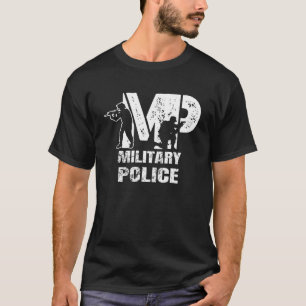 Soldier Retired Veteran MP Military Police Policem T-Shirt