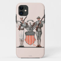 Soldier, Sailor and U.S. Shield