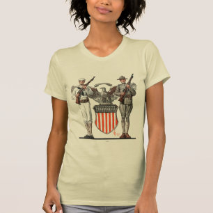 Soldier, Sailor and U.S. Shield T-Shirt