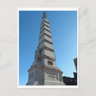 Soldier Sailor Monuement Postcard