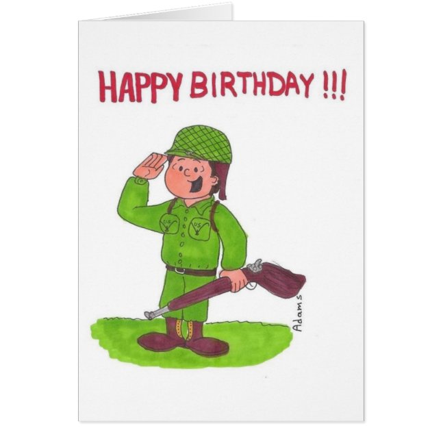 SOLDIER SALUTING (Front)