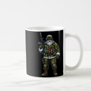 Soldier Santa Camouflage Christmas Military Hunter Coffee Mug