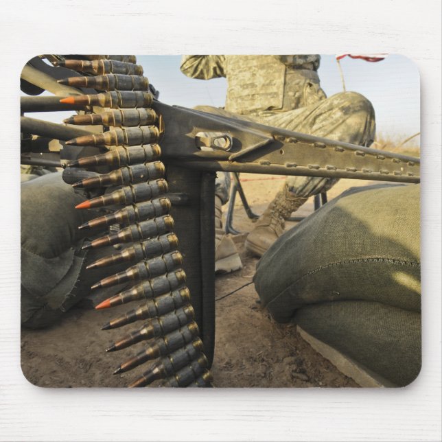 soldier scouts for enemy activity mouse mat (Front)