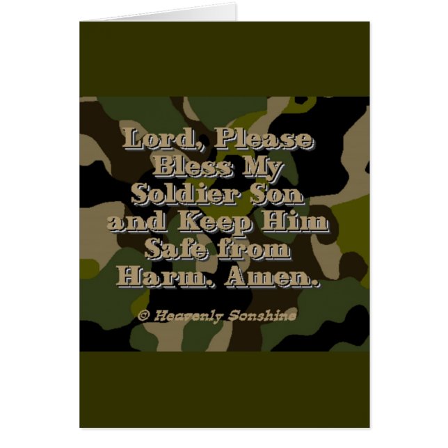 Soldier Son Prayer (Front)