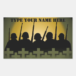 Soldier Tribute Stickers Lest We Forget Stickers