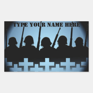 Soldier Tribute Stickers Lest We Forget Stickers