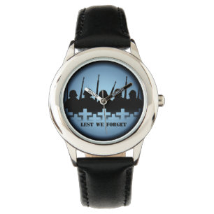 Soldier Tribute Watch Lest We Forget Wrist Watch