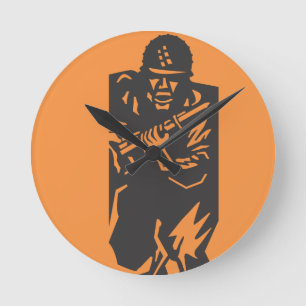 Soldier Wall Clock