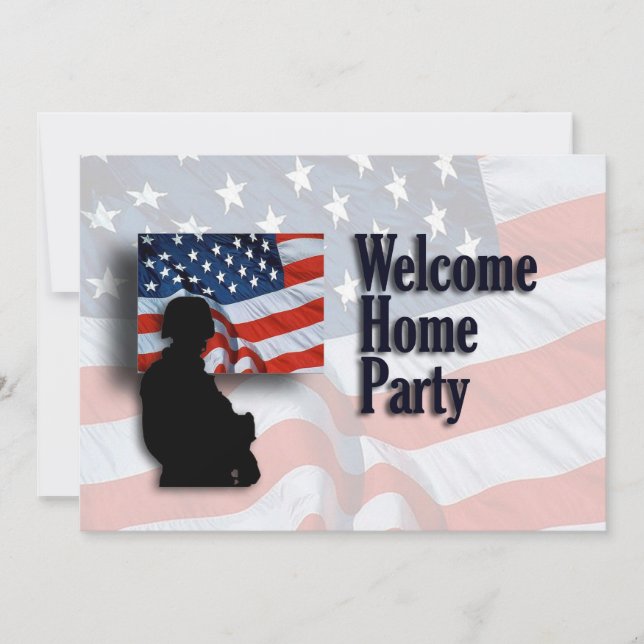 Soldier Welcome Home Party Invitation (Front)