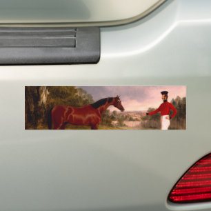 Soldier With an Officer's Horse Bumper Sticker