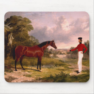 Soldier With an Officer's Horse Mouse Mat