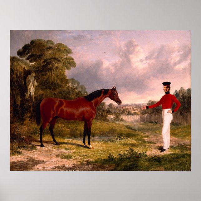 Soldier With an Officer's Horse Poster (Front)