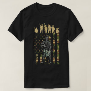 Soldiers and Statue of Liberty T-Shirt
