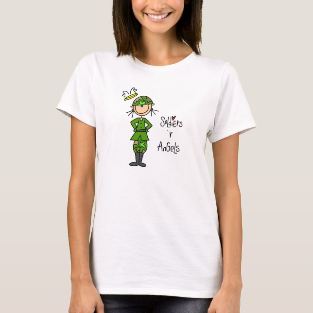 Soldiers Are Angels T-Shirt (Front)