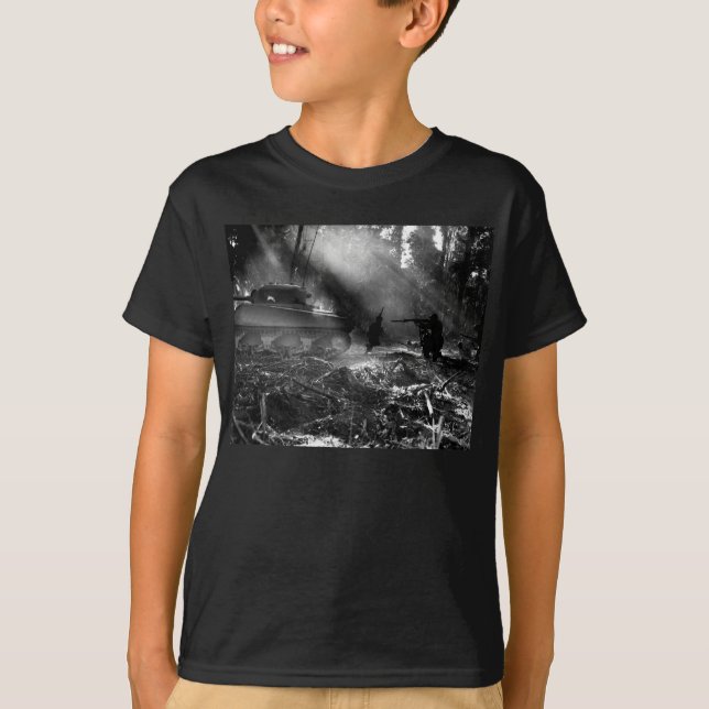Soldiers at Bougainville (Solomon Islands) 1944 T-Shirt (Front)