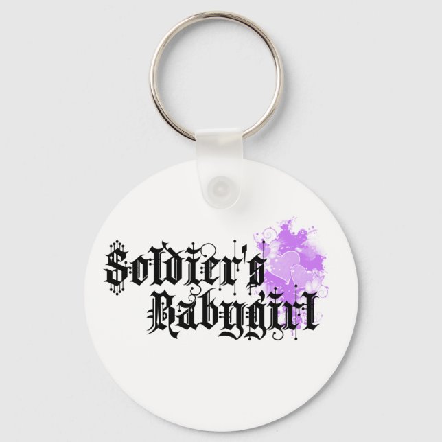 soldiers babygirl key ring (Front)