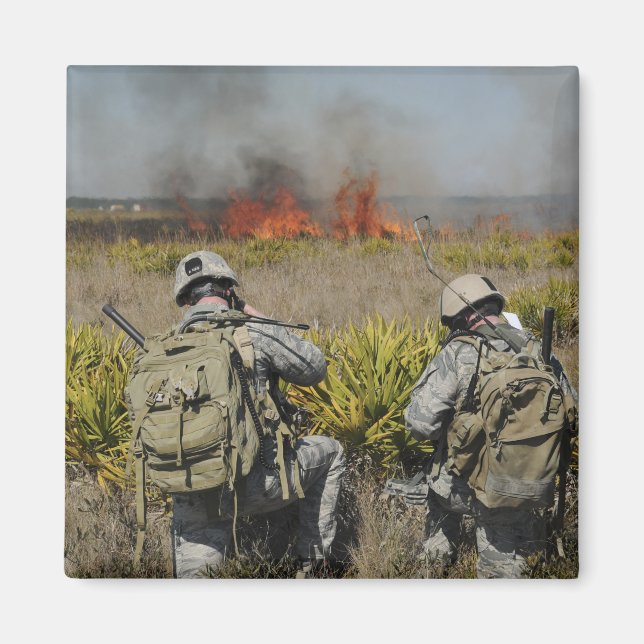 Soldiers call in information magnet (Front)