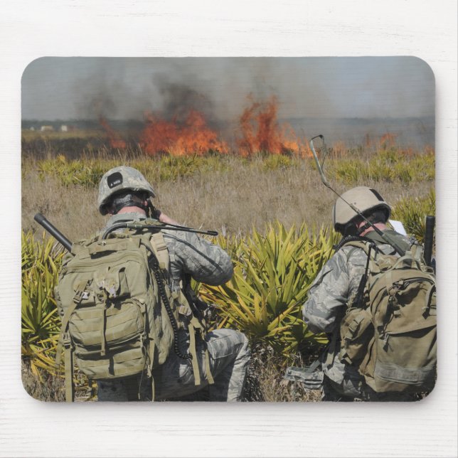 Soldiers call in information mouse mat (Front)