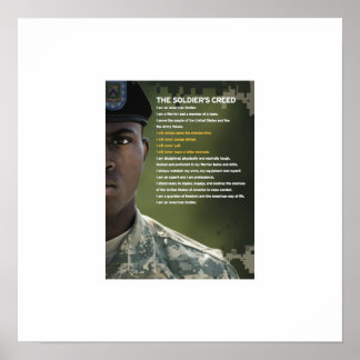 Soldiers Creed Poster 23x23