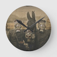 Soldiers Donkey and Gas Masks