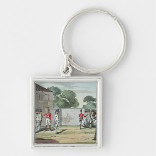 Soldiers Drilling, 1807 Key Ring