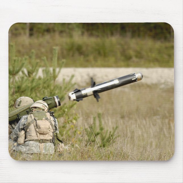 soldiers firing an FGM-148 Javelin Mouse Mat (Front)