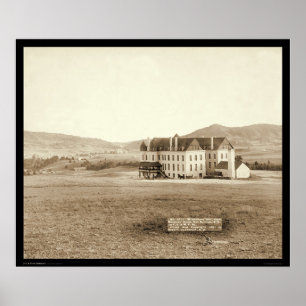 Soldiers' Home in Hot Springs SD 1891 Poster