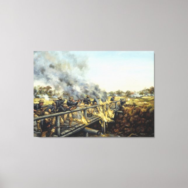 Soldiers in the Sun by Donna Neary Print (Front)