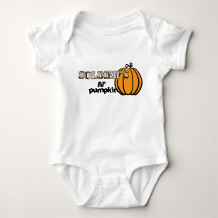 Soldier's lil' pumpkin baby bodysuit