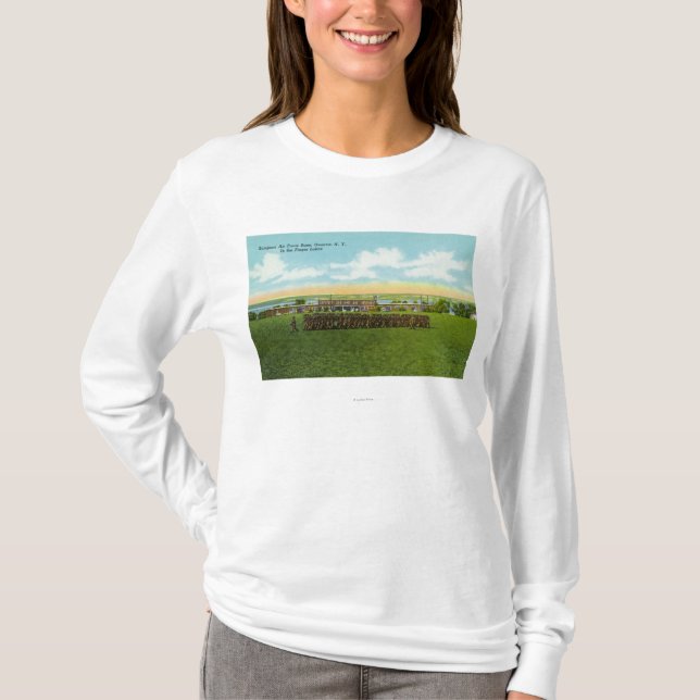 Soldiers Marching in Formation T-Shirt (Front)